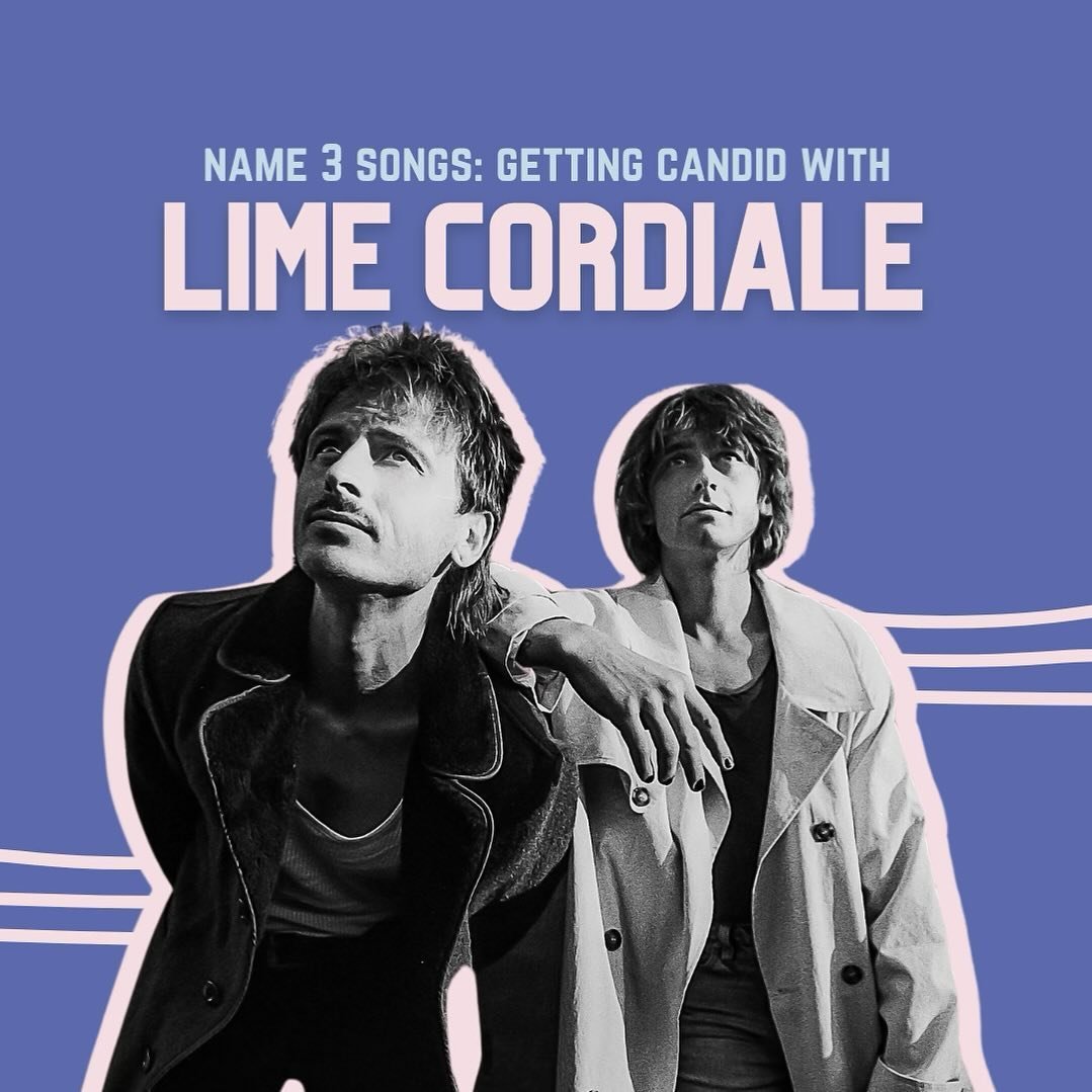 @limecordiale recently joined the @name3songs podcast to chat about their on-stage personas, how they compliment and challenge each other as writing partners and musicians, and more. Listen to the full interview at the link in bio 💜