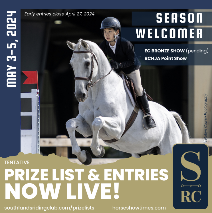 Hunter Jumper Season Welcomer