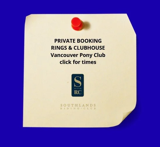 PRIVATE RENTAL: Vancouver Pony Club CAMP