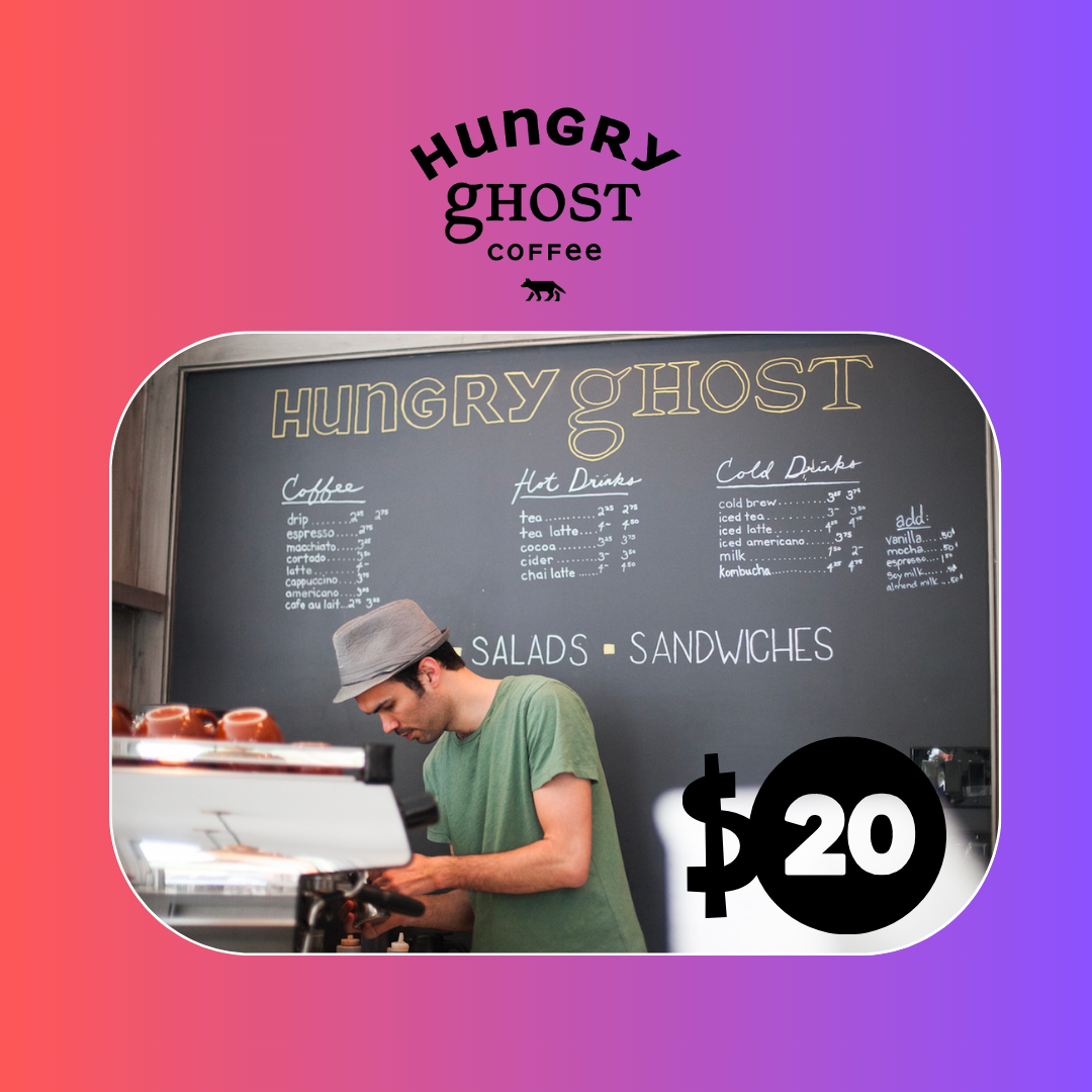 Hungry Ghost Coffee $20 Gift Card (Copy)