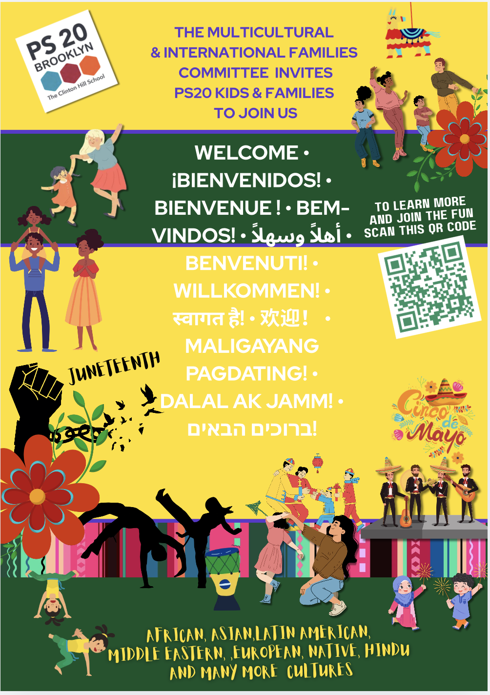 Welcome! International &amp; Multicultural Families Committee