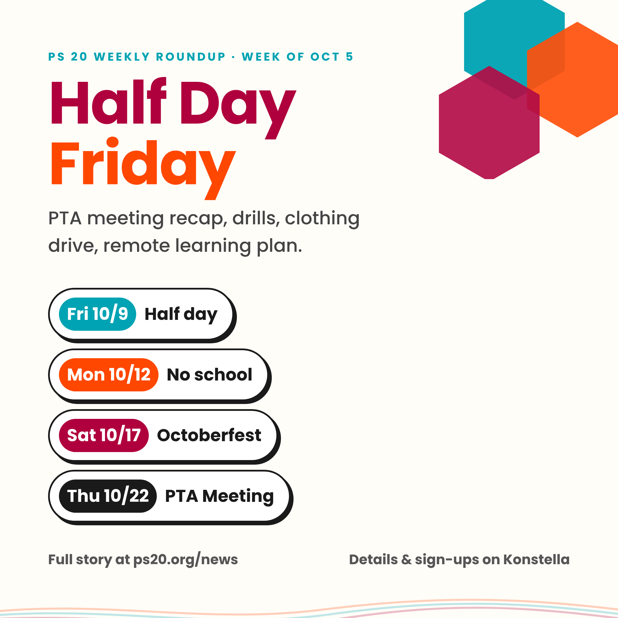 Curriculum Night, Crazy Sock Day and What We Learned at the PTA Meeting