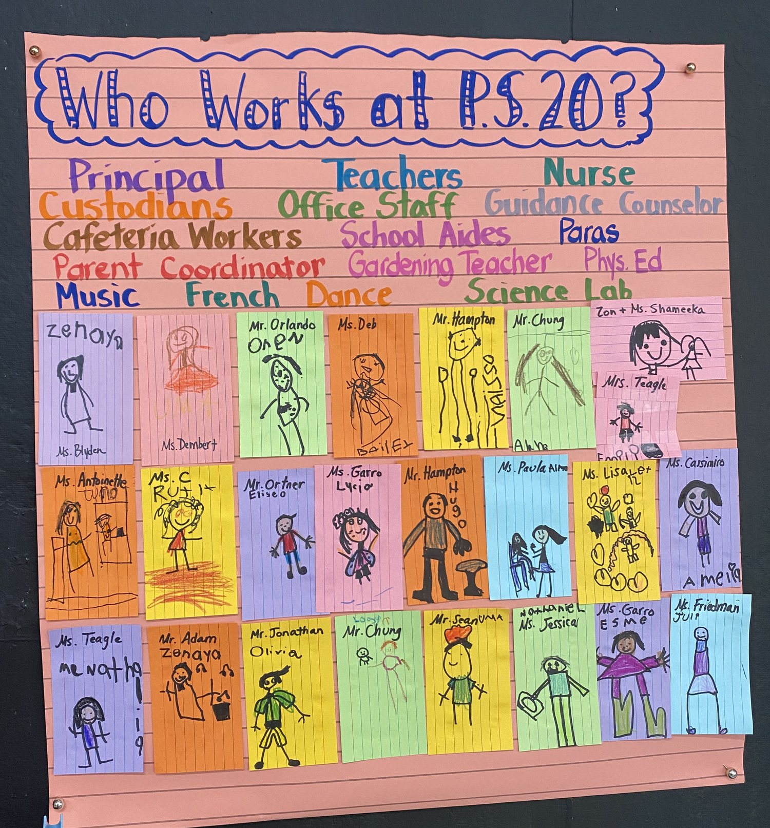 PS 20 The Clinton Hill School — Staff Directory