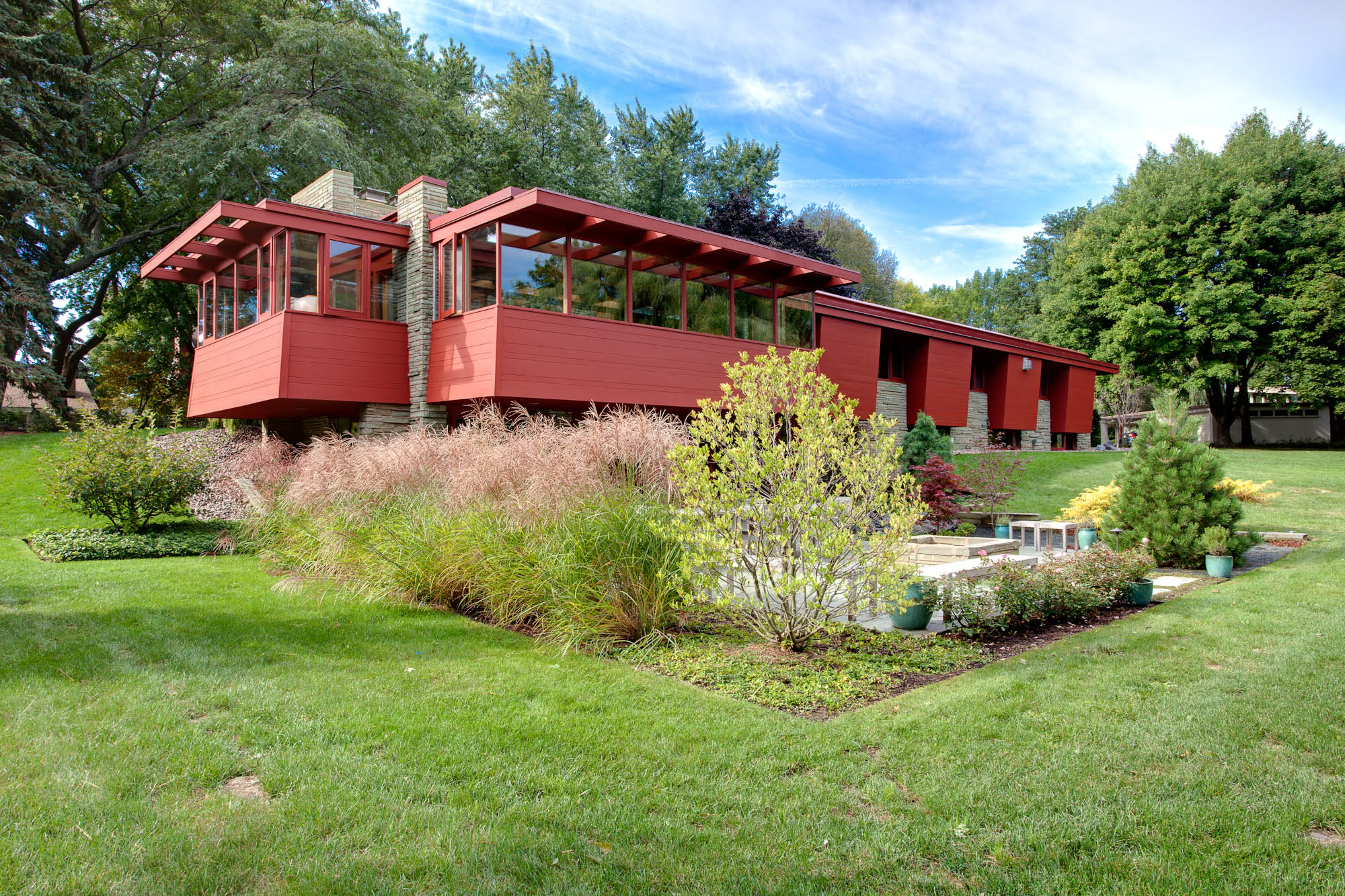 Outdoor Living Space Encompassed by Nature