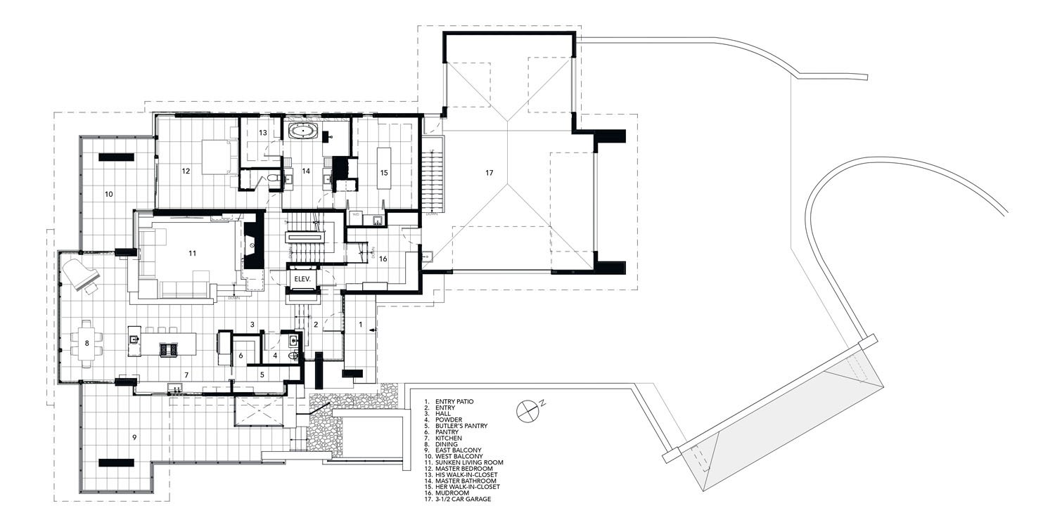 Russo Residence Layout