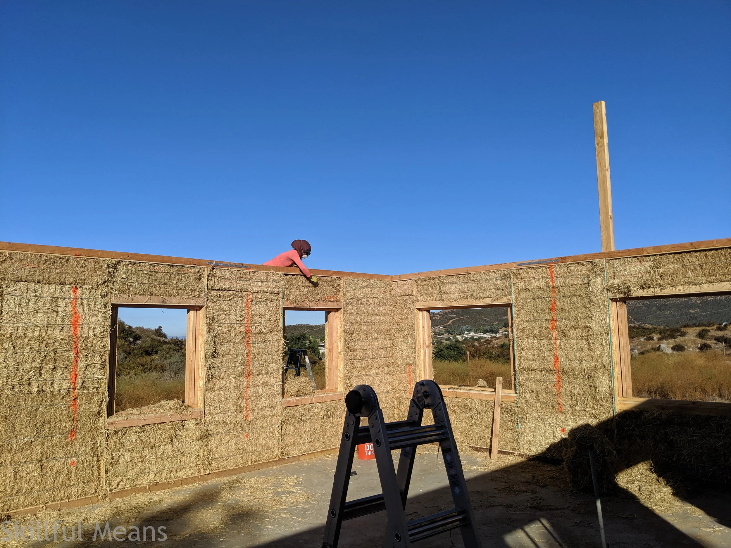 A House with Straw Panels