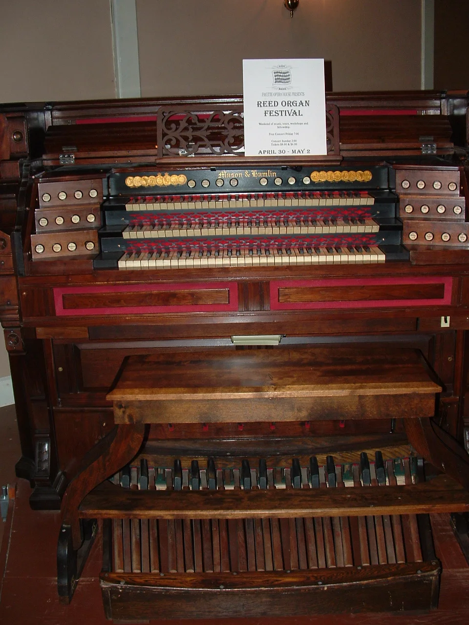 Laura and Brian Ebie, Flute and Organ Recital at the Fayette Opera House