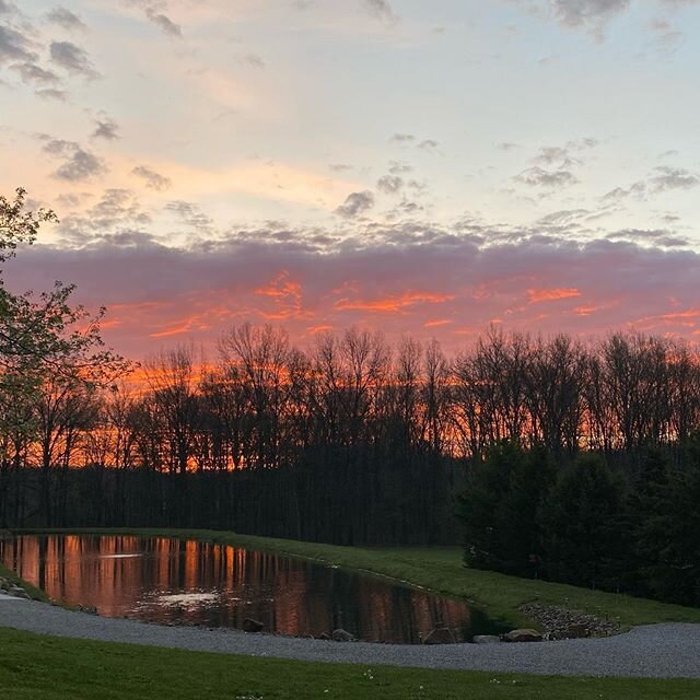 Good Sunday morning from Northeast Ohio. #nofilter #sunrise #ohwx