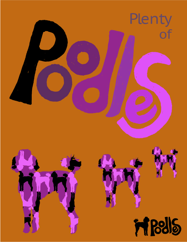 Poodles Poster