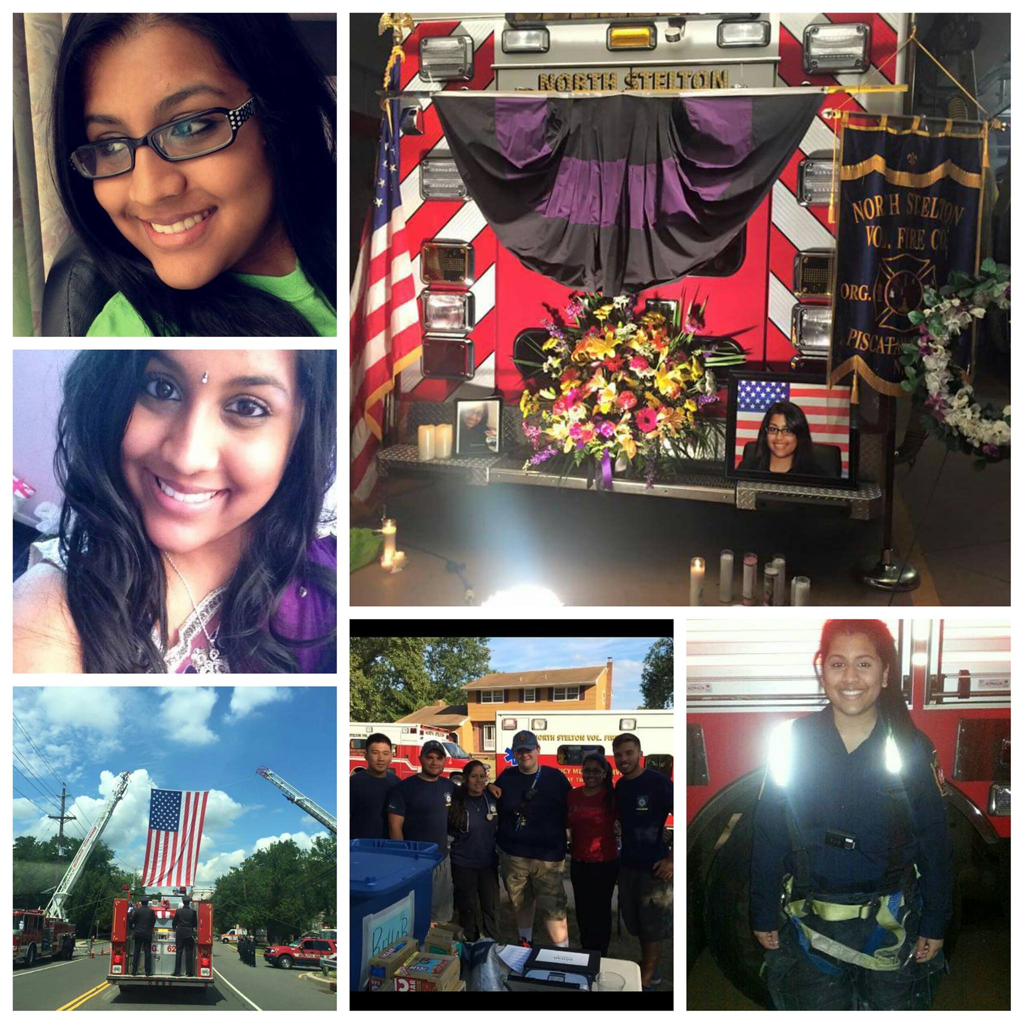  Photo collage showing some memories of Hinal. Notice her beautiful smile in every one of her pictures.