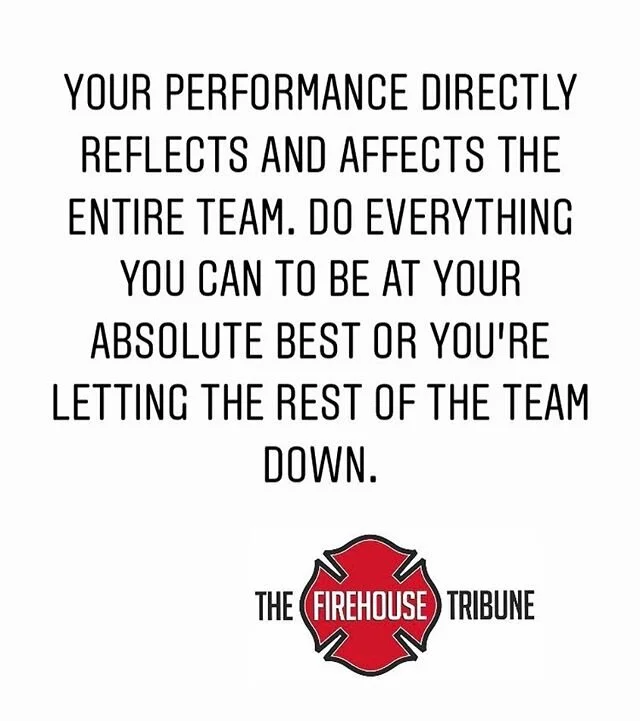 Like we said earlier. It starts with YOU. How do you train and prepare when no one is watching? #preparationiskey #trainaccordingly&trade;️ #fireservicewarrior