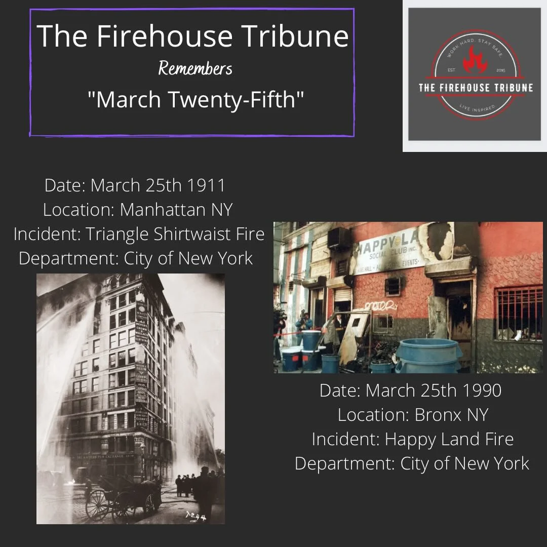 Remembering March 25th A Day of Disaster