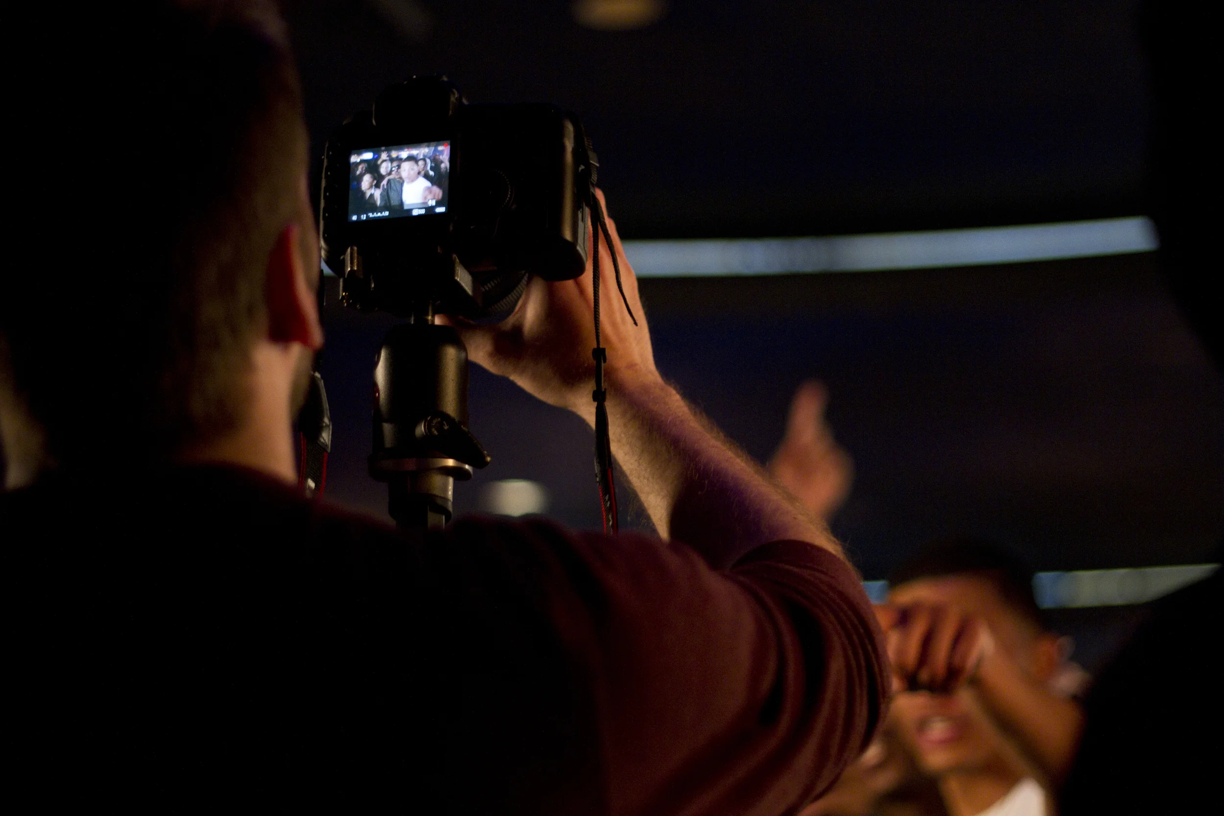 And assisted on one rap video.
