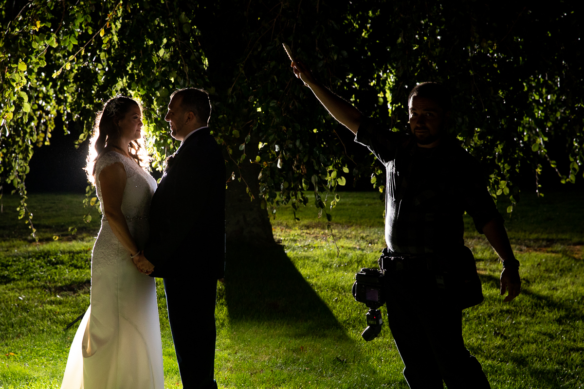 I’m holding a little flashlight so Jeff’s camera can focus…