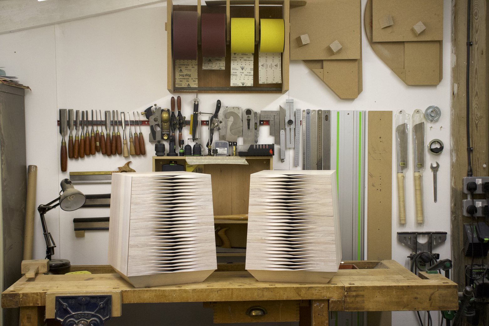 Pleat Bedside Cabinets