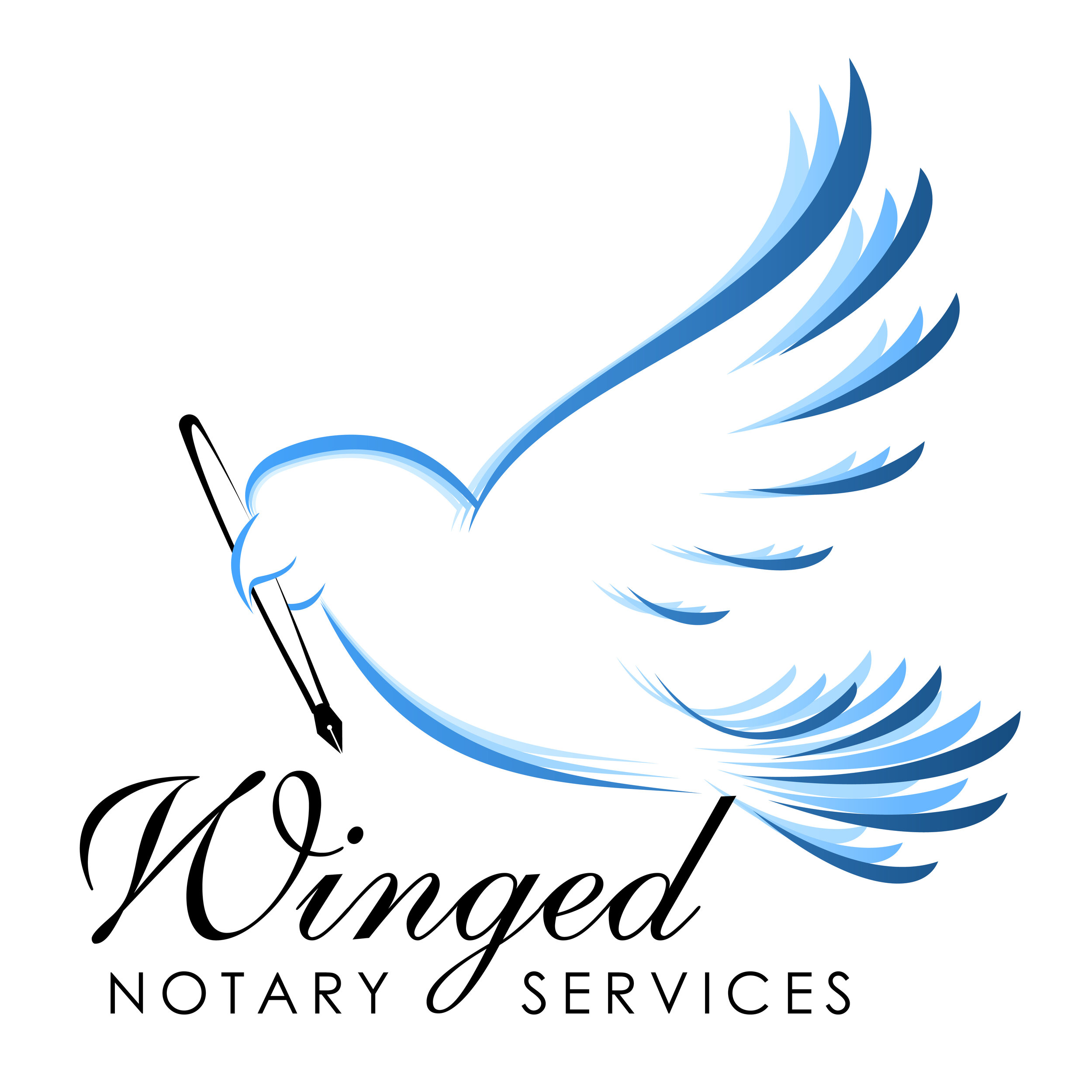 Winged Notary Services logo