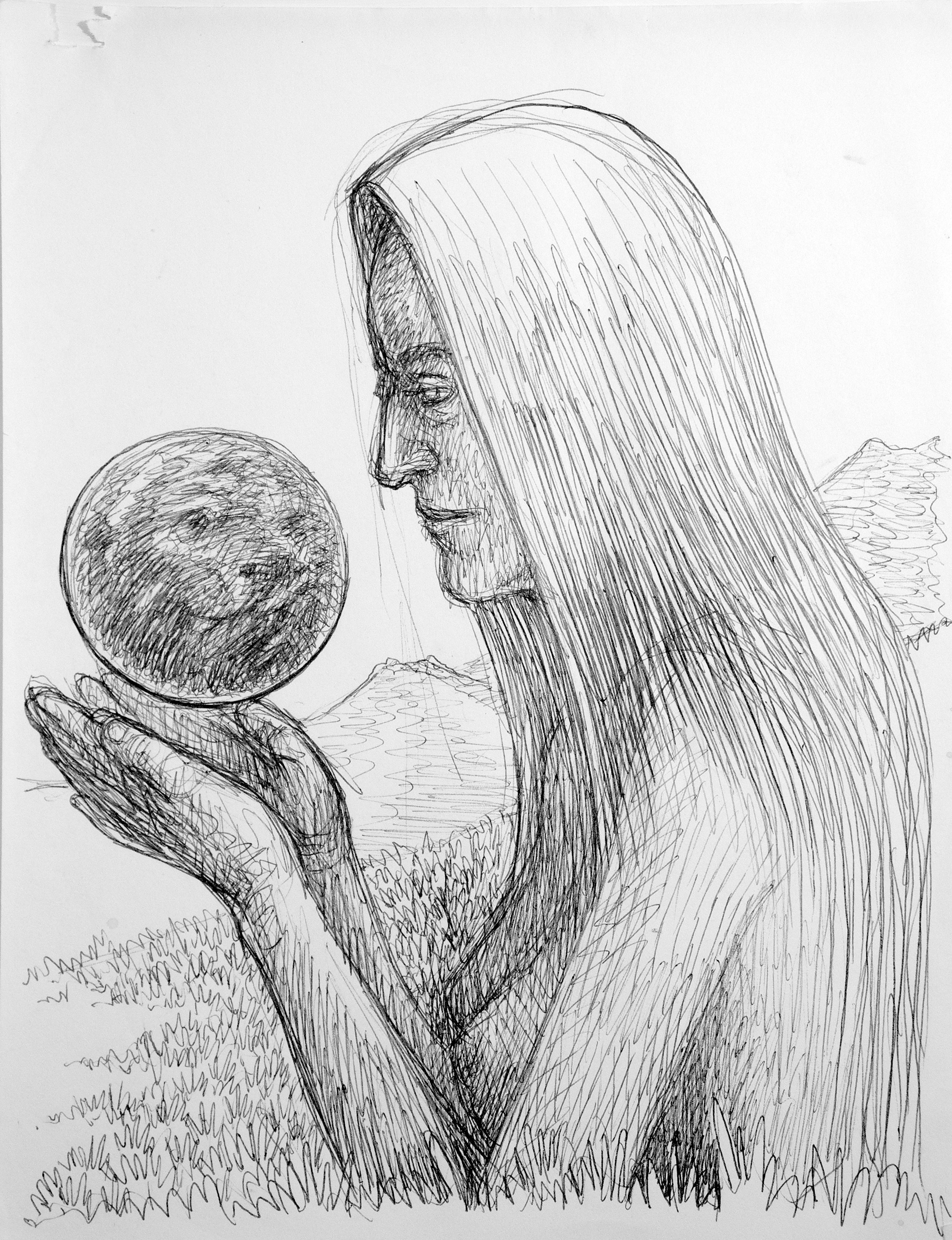 "Earth Mother" by Vernon Courtlandt Johnson. © 2000 VCJ. All rights reserved.