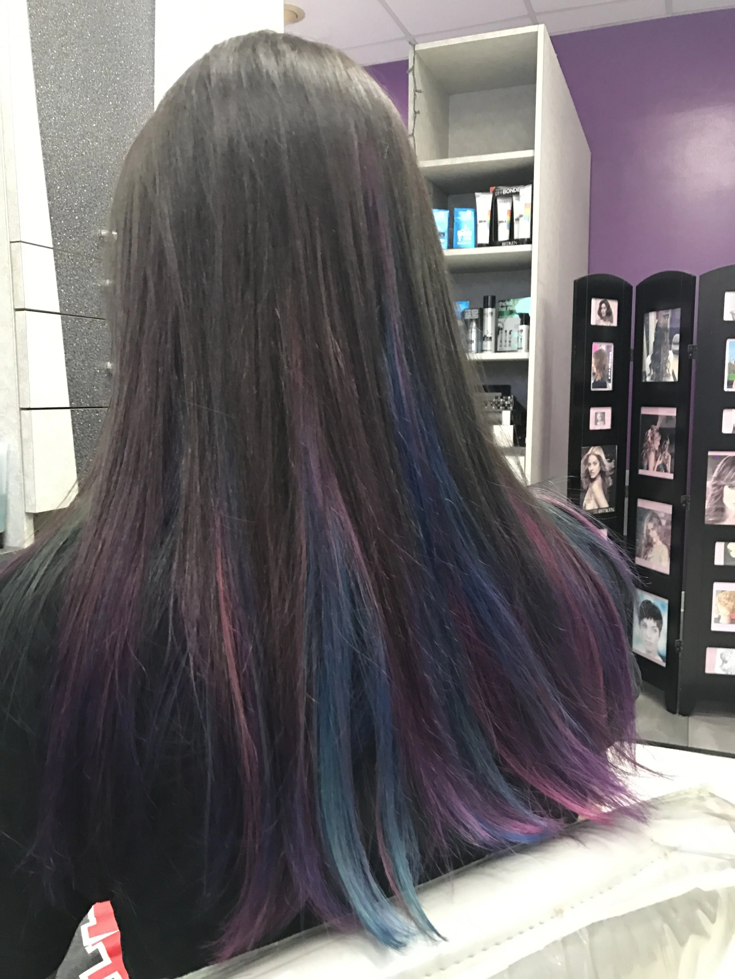 Purples Hot Pinks and Blue!!