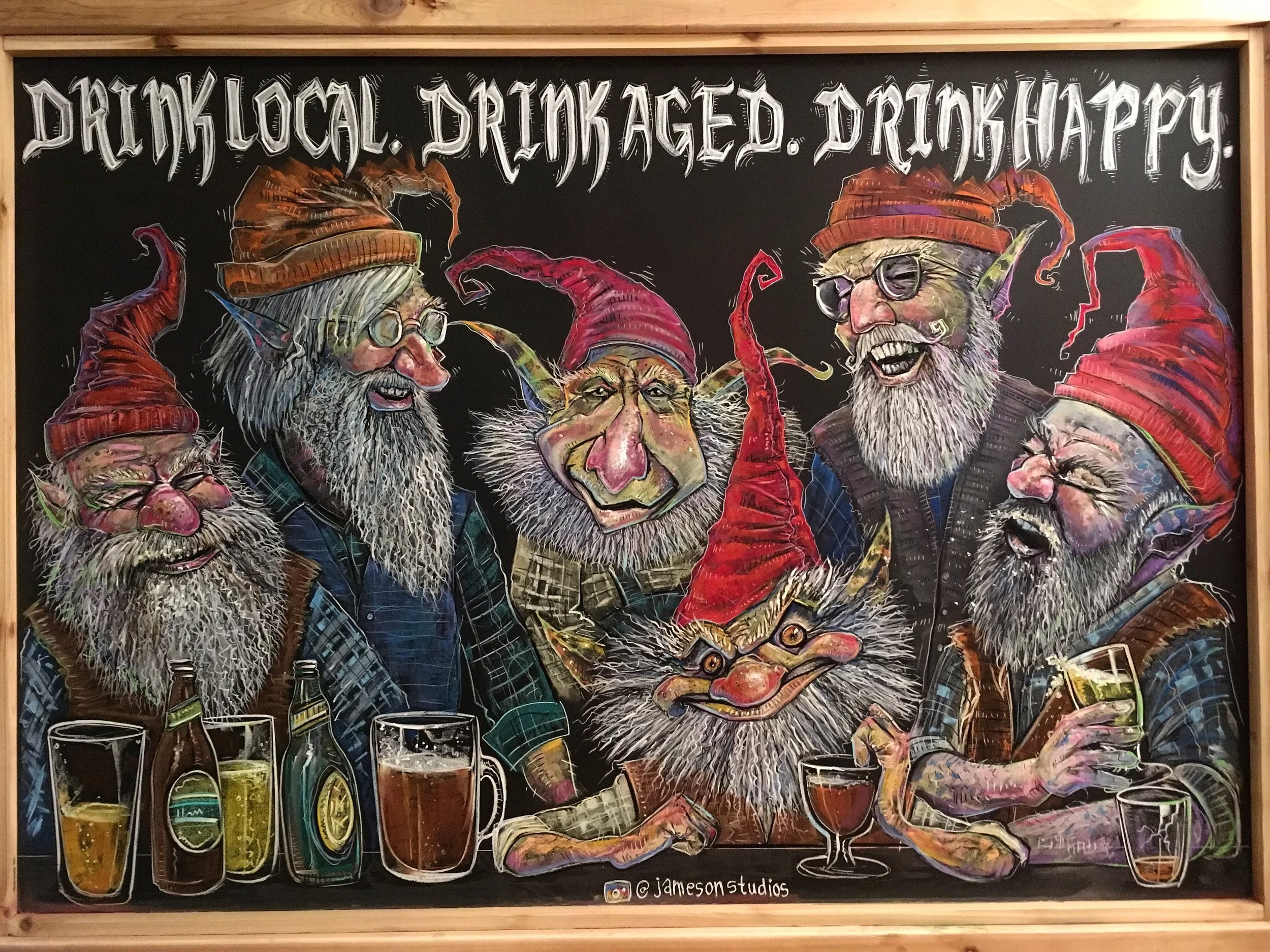 Brick Store Pub: Drink Local, Aged, and Happy.