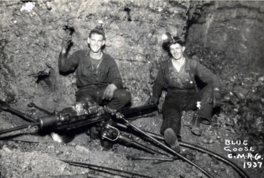 Oklahoma lead-zinc miners, 1937. Credit miningartifacts.org