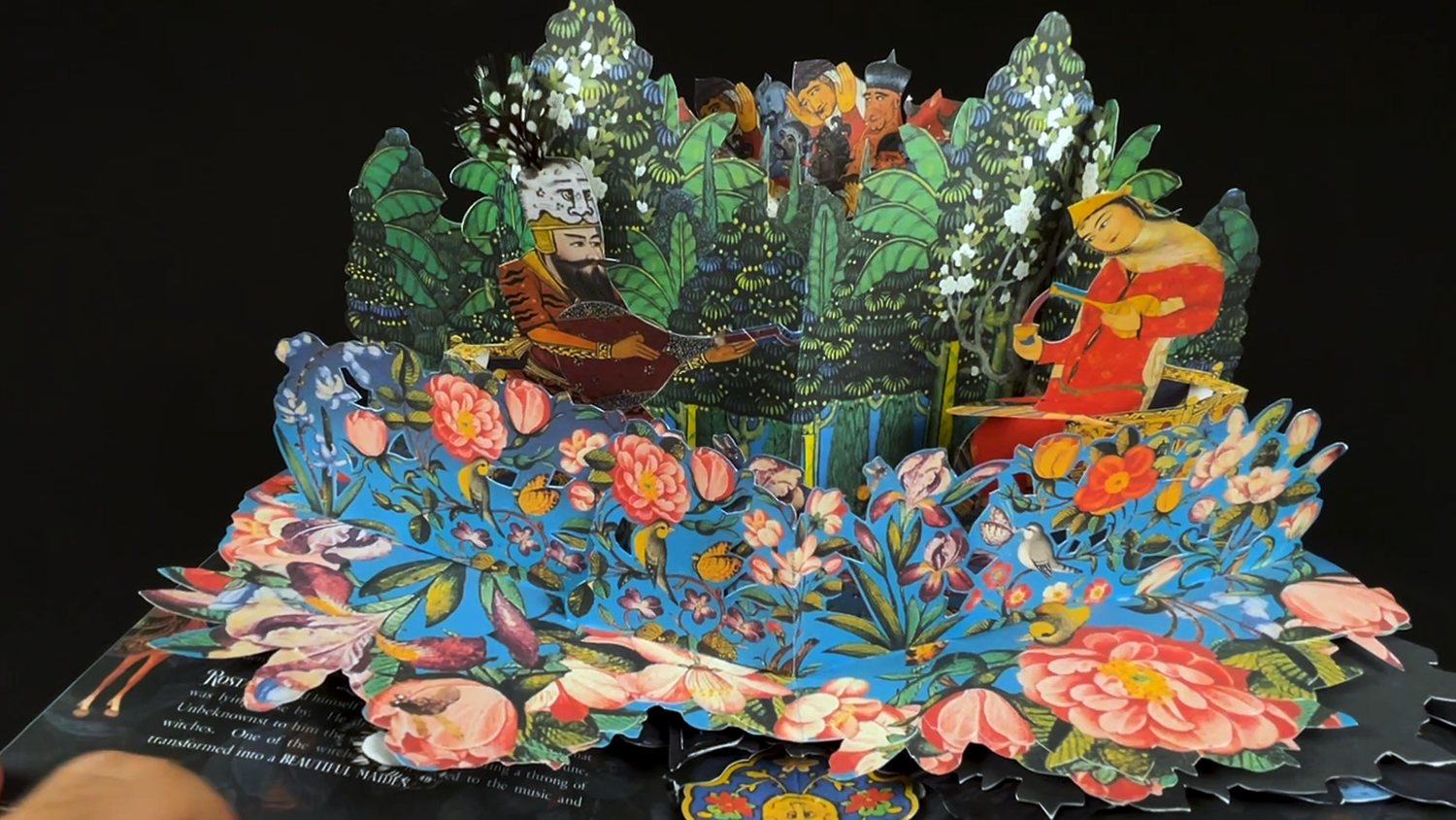 The Seven Trials of Rostam | A popup book