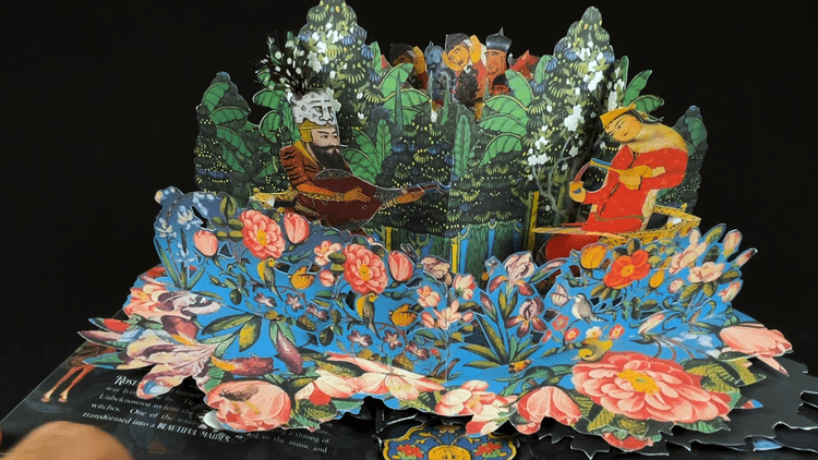 The Seven Trials of Rostam | A popup book