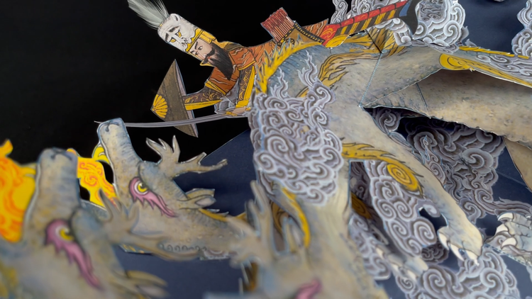 The Seven Trials of Rostam | A popup book