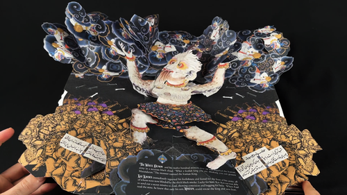 The Seven Trials of Rostam | A popup book