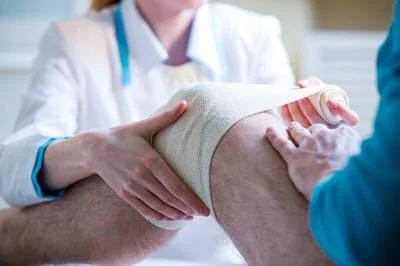 Knee, Ankle and Foot injury workers' compensation.