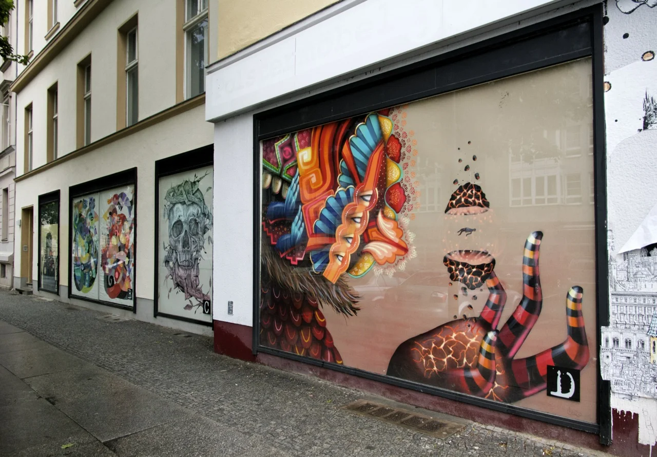 Project M/4, curated by Thinkspace Gallery, Urban Nation, Belrin, Germany, 2014 Image courtesy of Henrik Haven