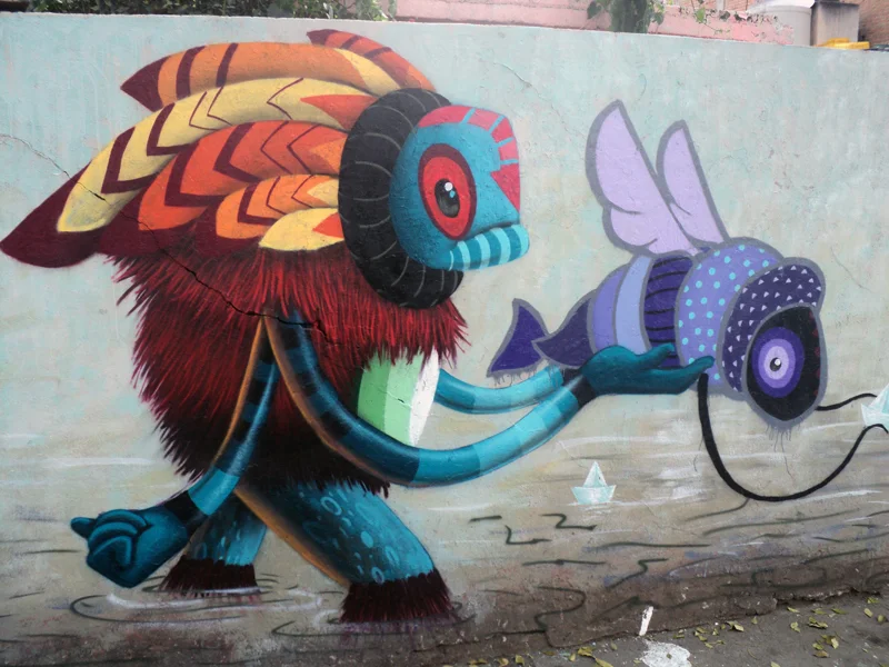 Detail shot of my Collaboration with Duxxy, Mexico City, Mexico 2011