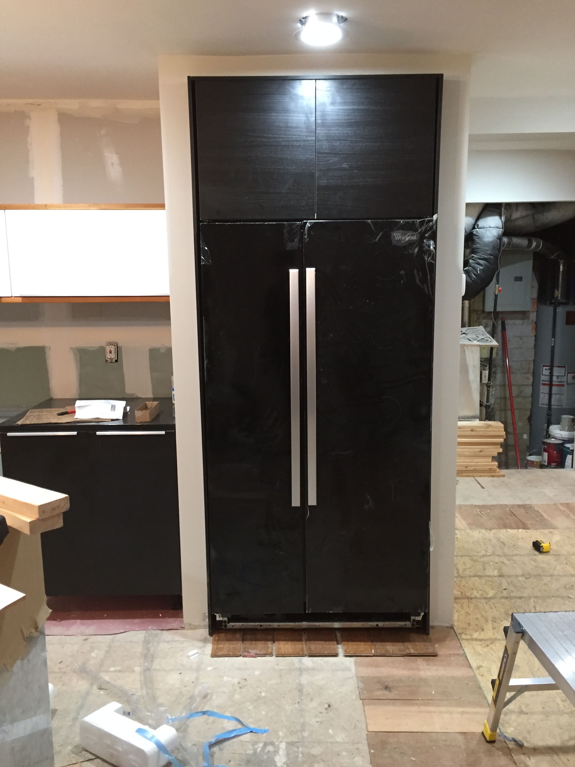 We wanted it the have a 'built-in' look.
