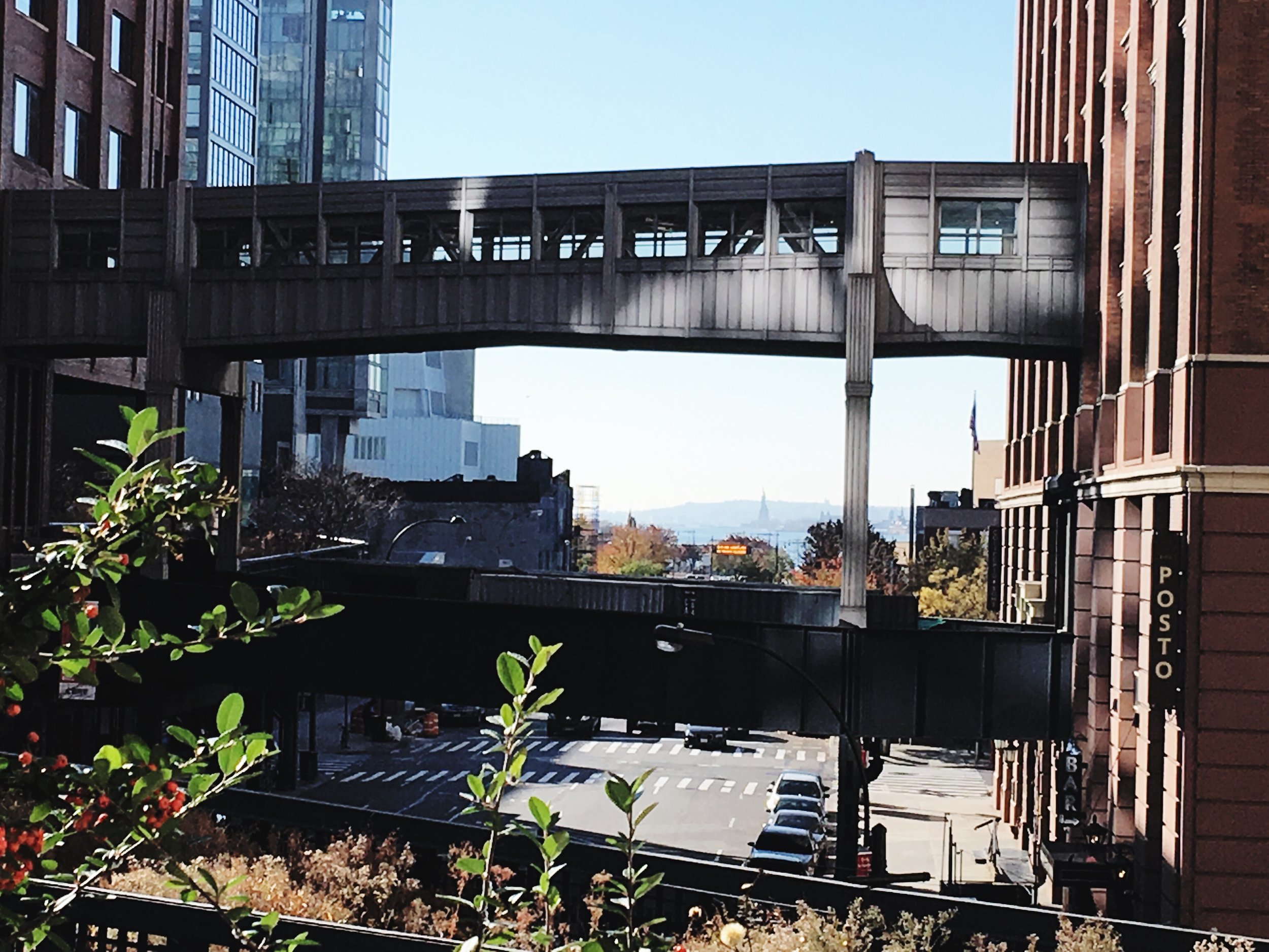 Saturday morning weather was perfect so I walked the 1.45 mile long High Line Park built on a historic freight rail line elevated above the streets on Manhattan's West Side.