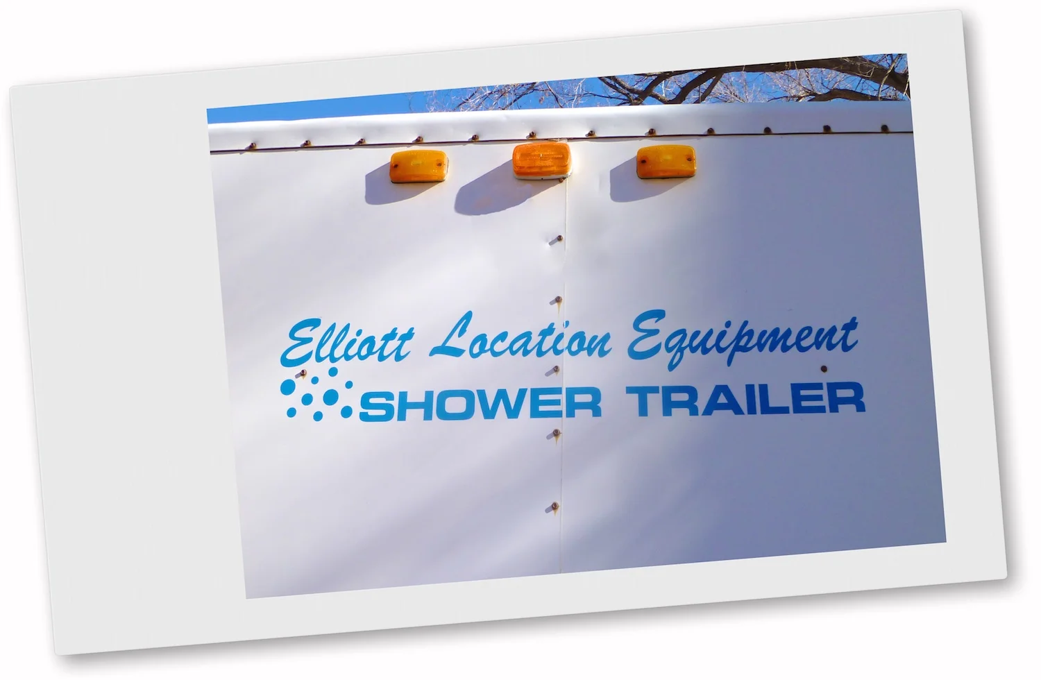 Shower Trailer. Four private units, each has private dressing area & sink with drinking water. Call Wayne Elliott for details (505) 328-0909. ElliottLocationEquipment.com