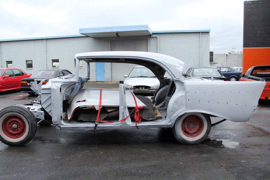 57 Chev Bel Air 4 Door Pillarless 7.JPG