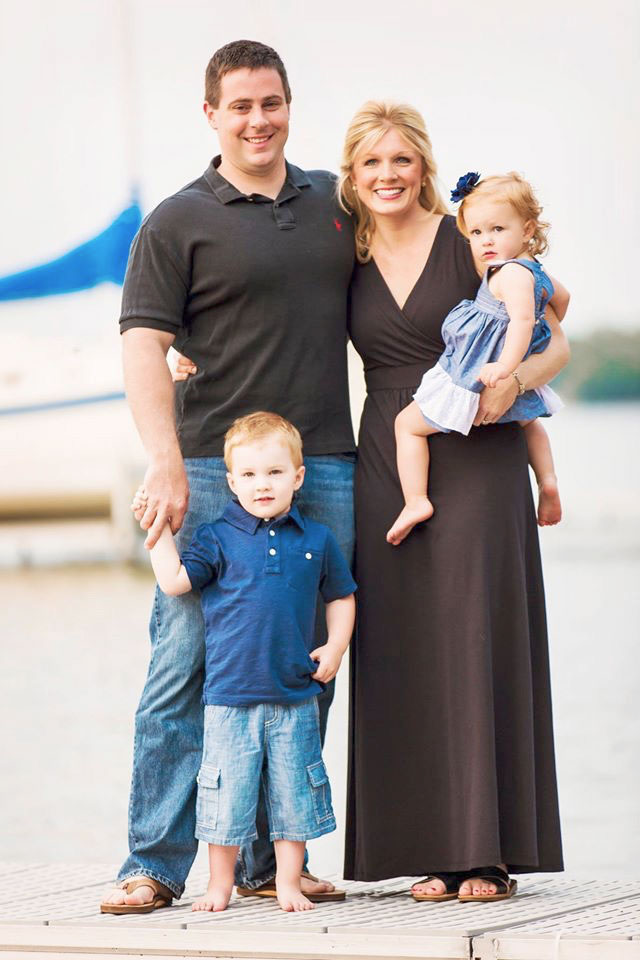 Rev. Duncan McLellan, Alissa, and children Thomas and Sarah