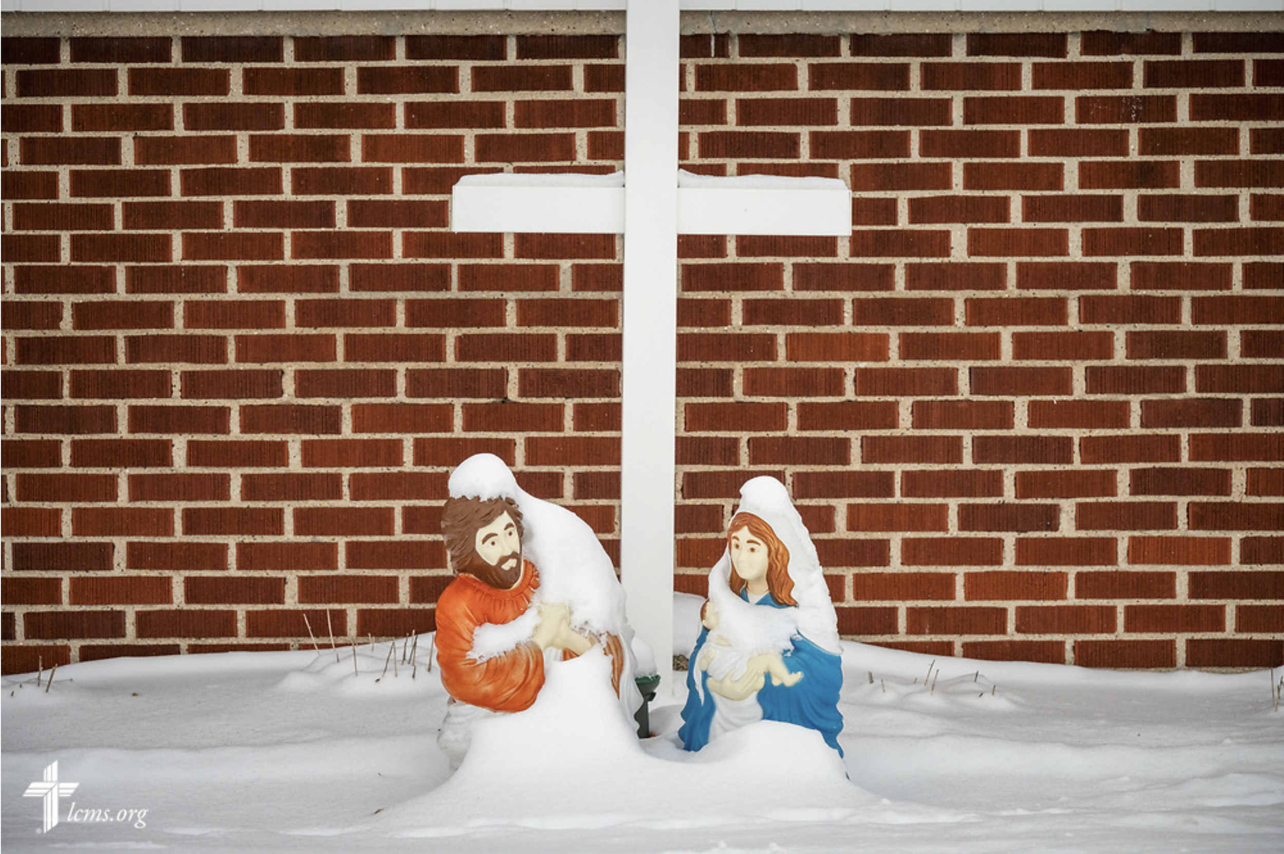   The founding congregations of The Lutheran Church—Missouri Synod  A snowy nativity scene on Monday, Feb. 7, 2022, in Bremen, Ind. LCMS Communications/Erik M. Lunsford 