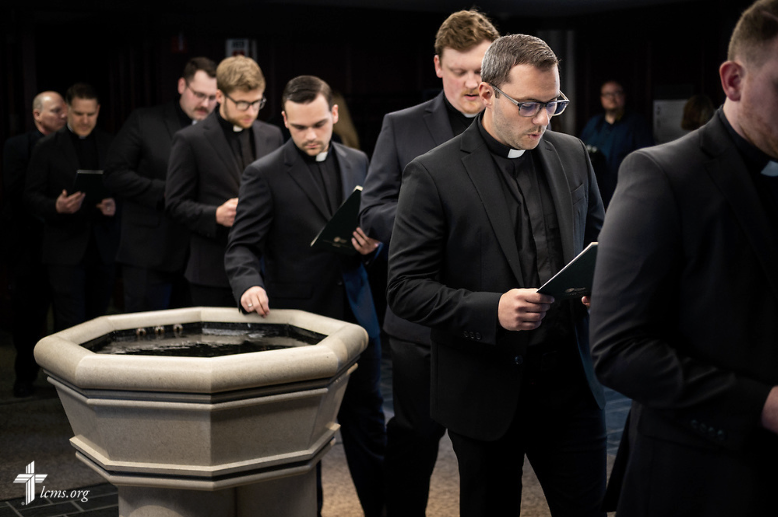   2022 Service of the Word with the Assignment of Vicarages and Deaconess Internships at Concordia Seminary, St. Louis.  Seminarians arrive for a Service of the Word with the Assignment of Vicarages and Deaconess Internships on Tuesday, April 26, 202