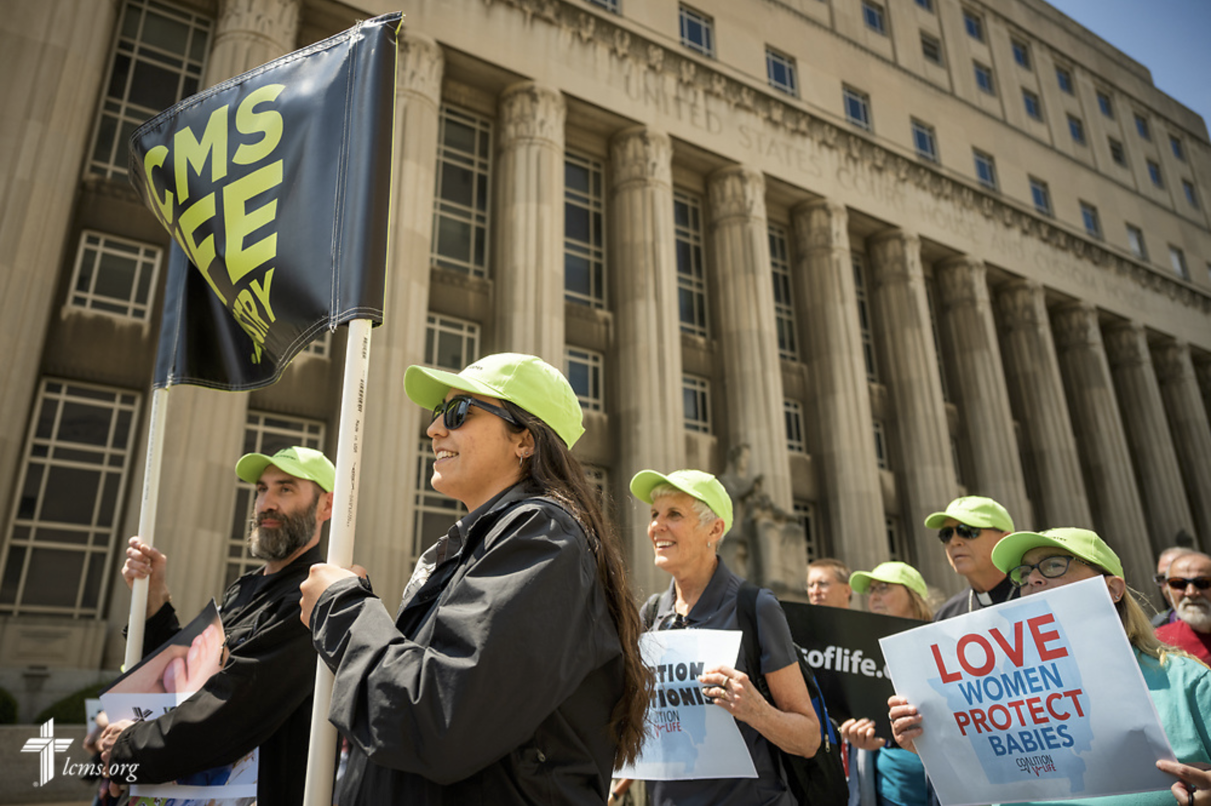  Lutherans attend the March on the Arch on Saturday, April 29, 2023, in St. Louis.   LCMS Communications/Erik M. Lunsford  