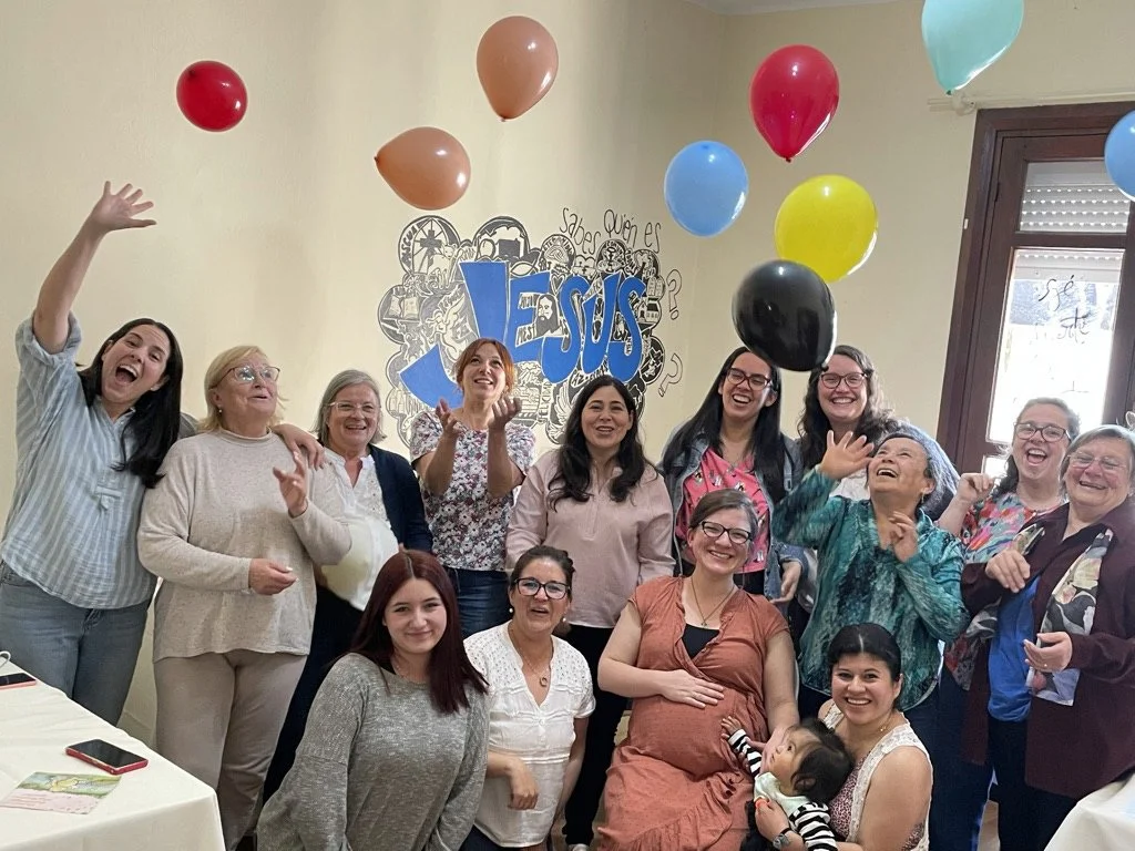More photos from the lovely baby shower/send-off party with dear sisters in Christ in Montevideo. Their thoughtfulness and love for us and our baby girl are true gifts. 