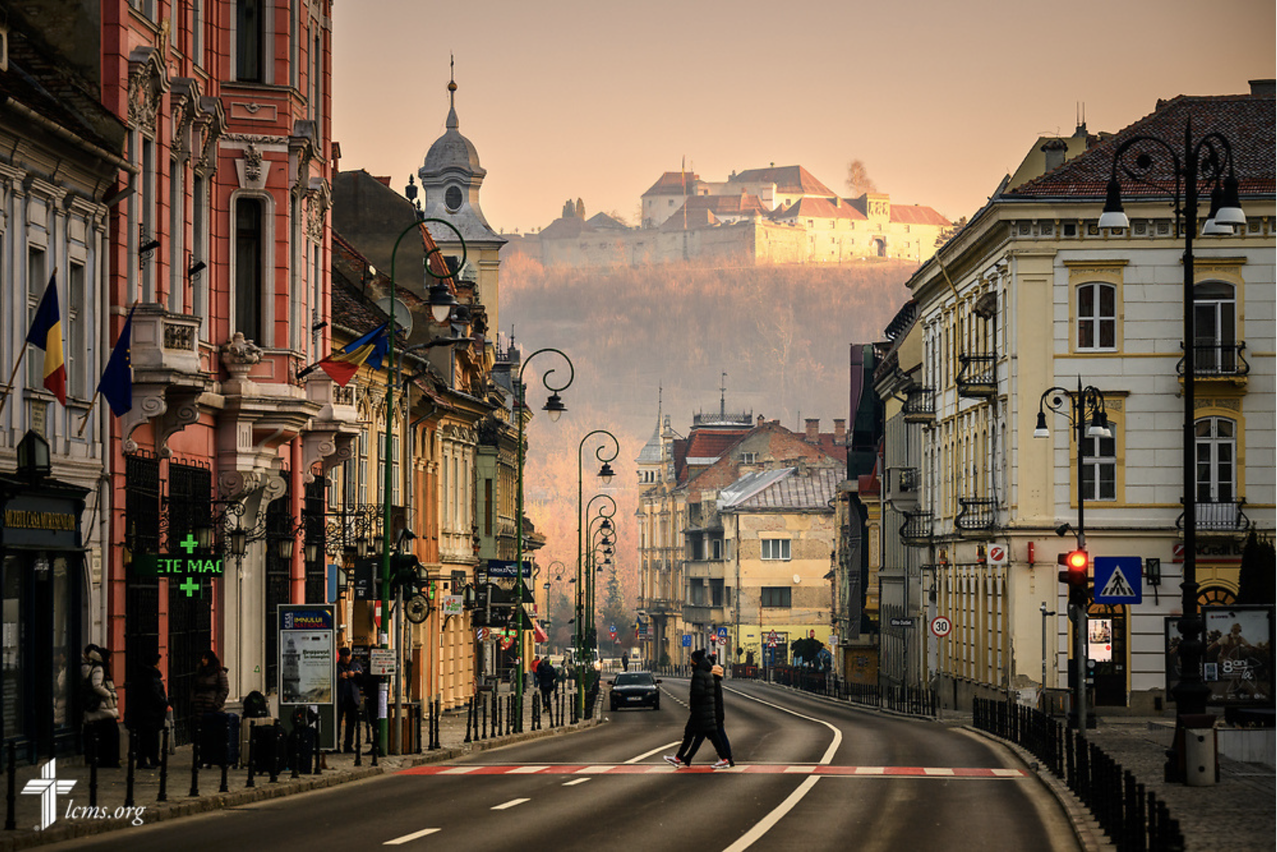  Sunrise on Saturday, Feb. 17, 2024, in Brașov, Romania. LCMS Communications/Erik M. Lunsford 