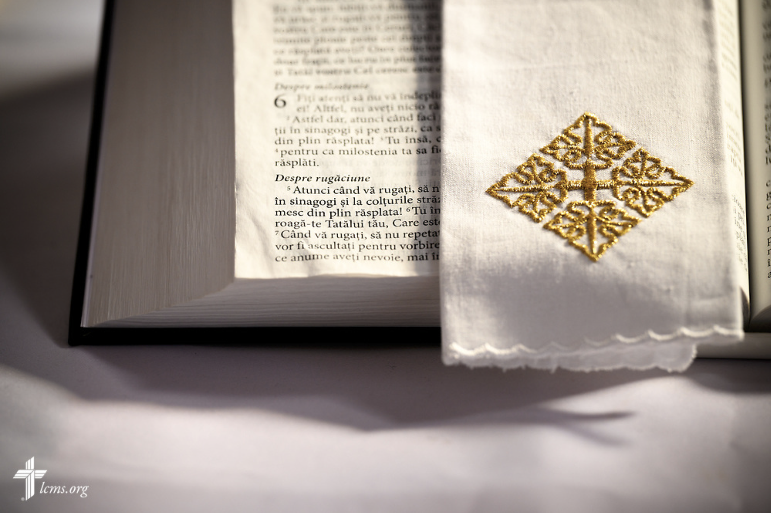  Scripture on Saturday, Feb. 17, 2024, at the St. Mary's Lutheran Center in Brașov, Romania. LCMS Communications/Erik M. Lunsford 