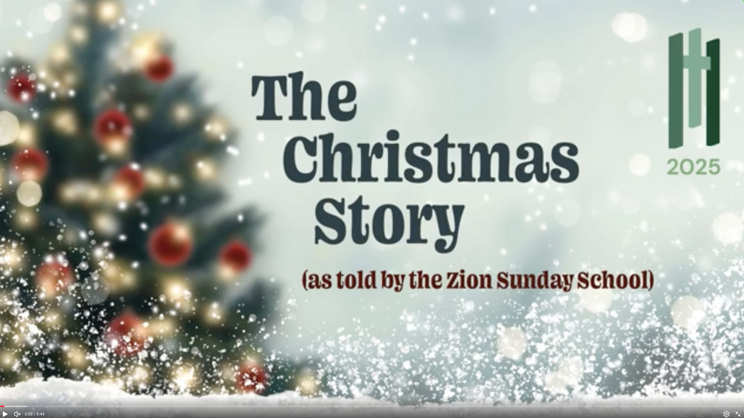 Sunday School Christmas Video