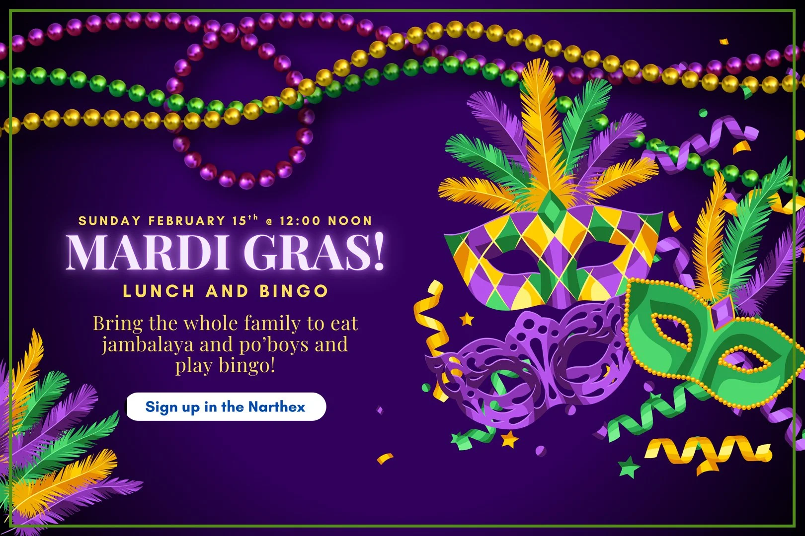 Mardi Gras &amp; Bingo