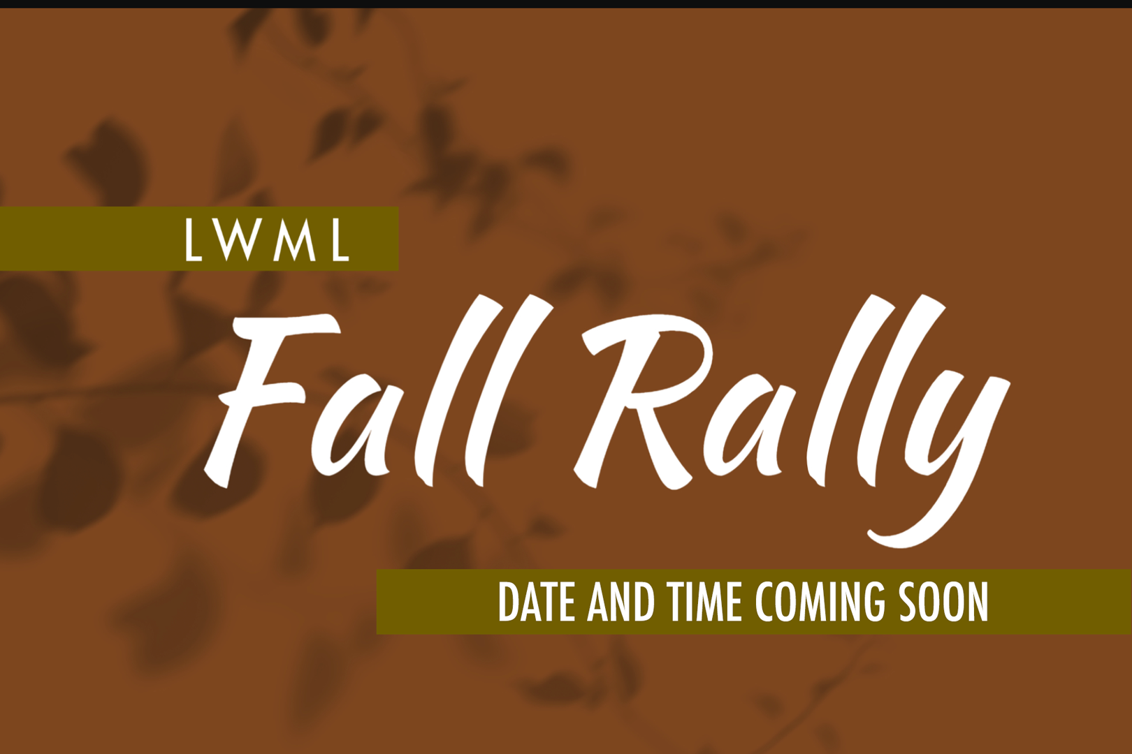 LWML Pittsburgh Zone Fall Rally