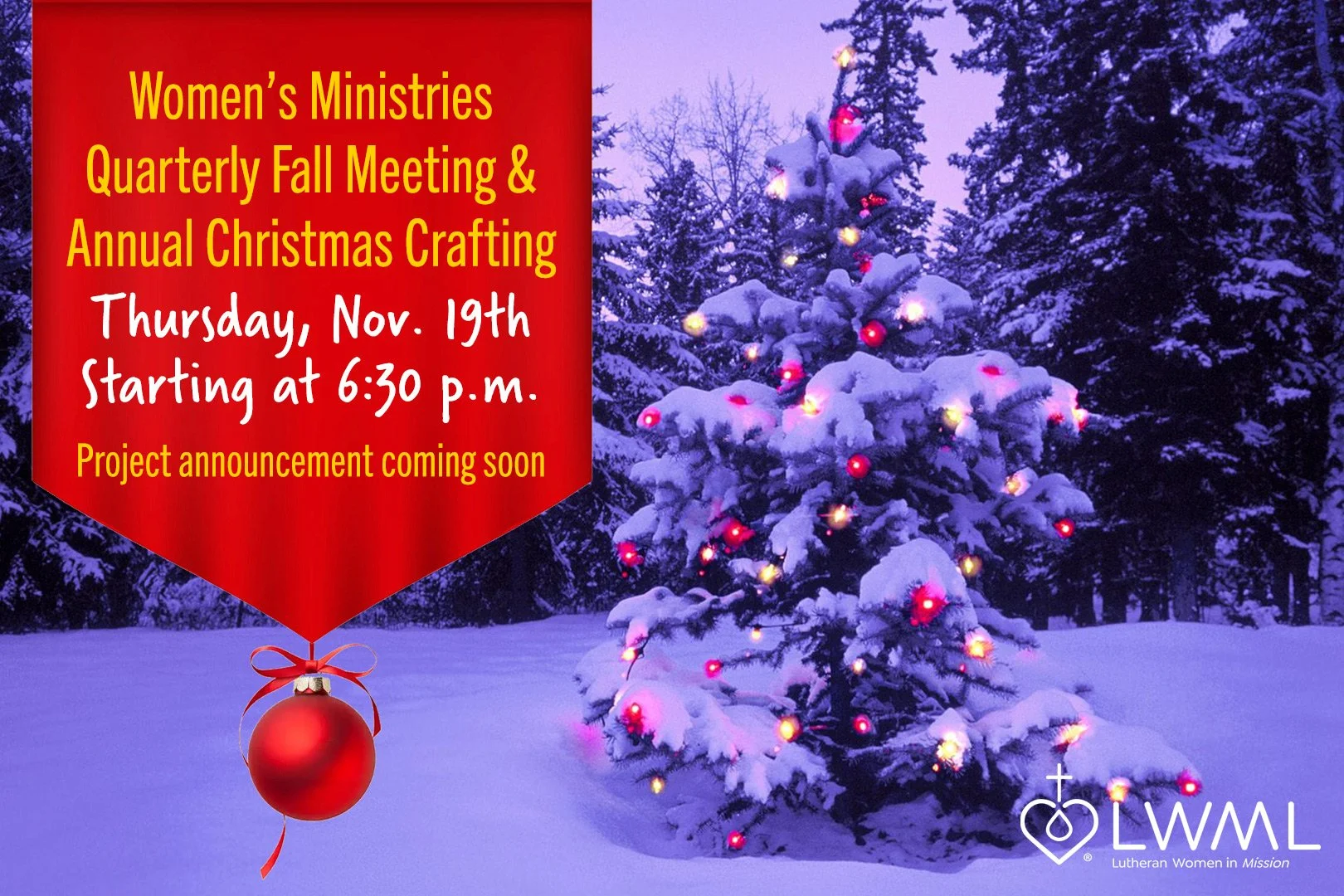 Quarterly Fall Meeting and Annual Christmas Crafting