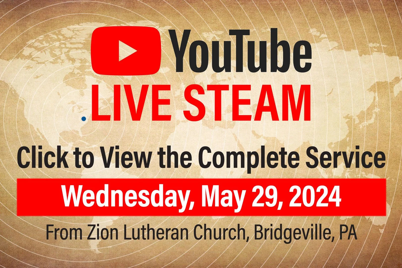 Complete Service for Wednesday May 29, 2024