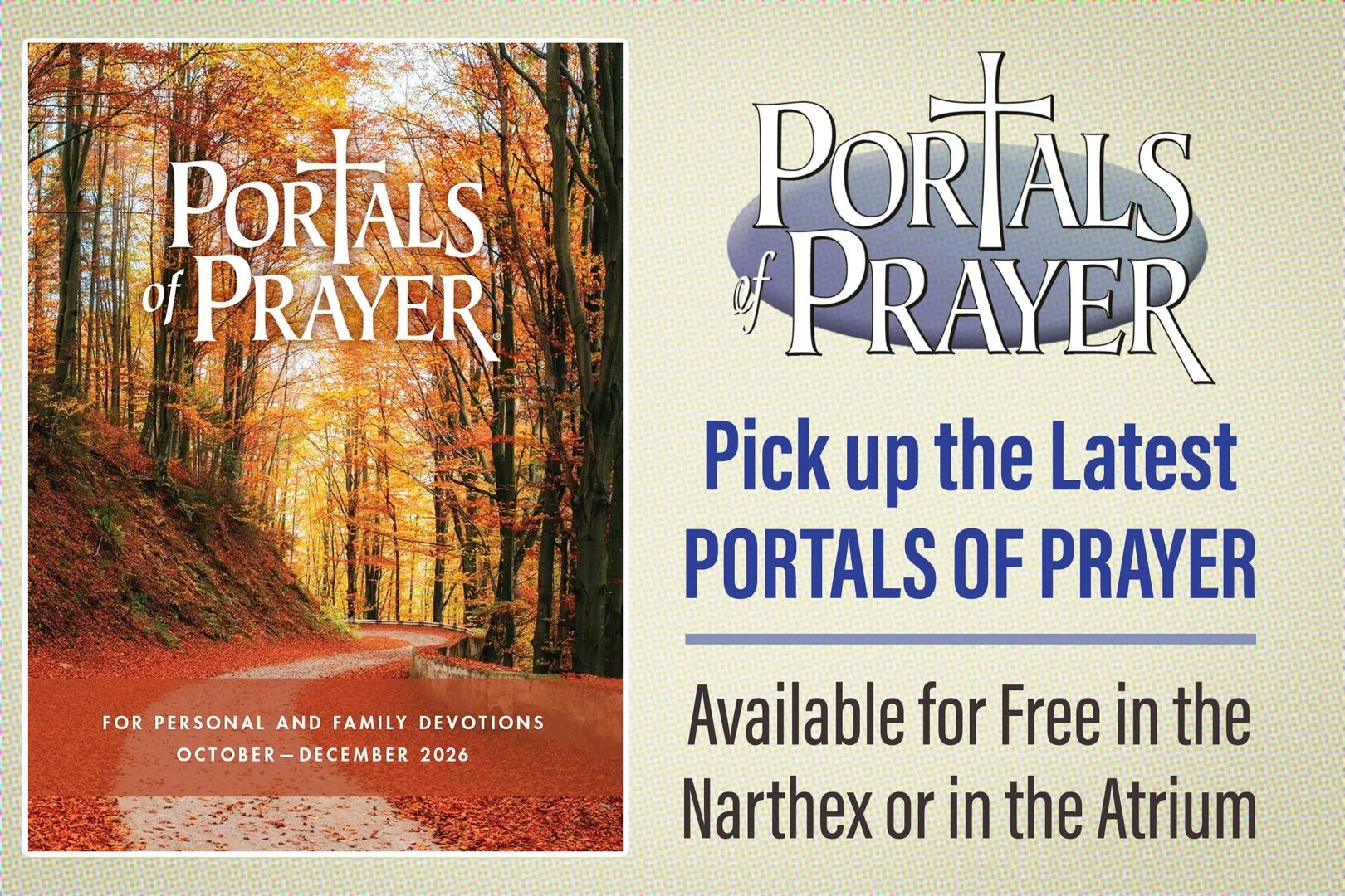 Portals of Prayer for for October - December 2026 - Free