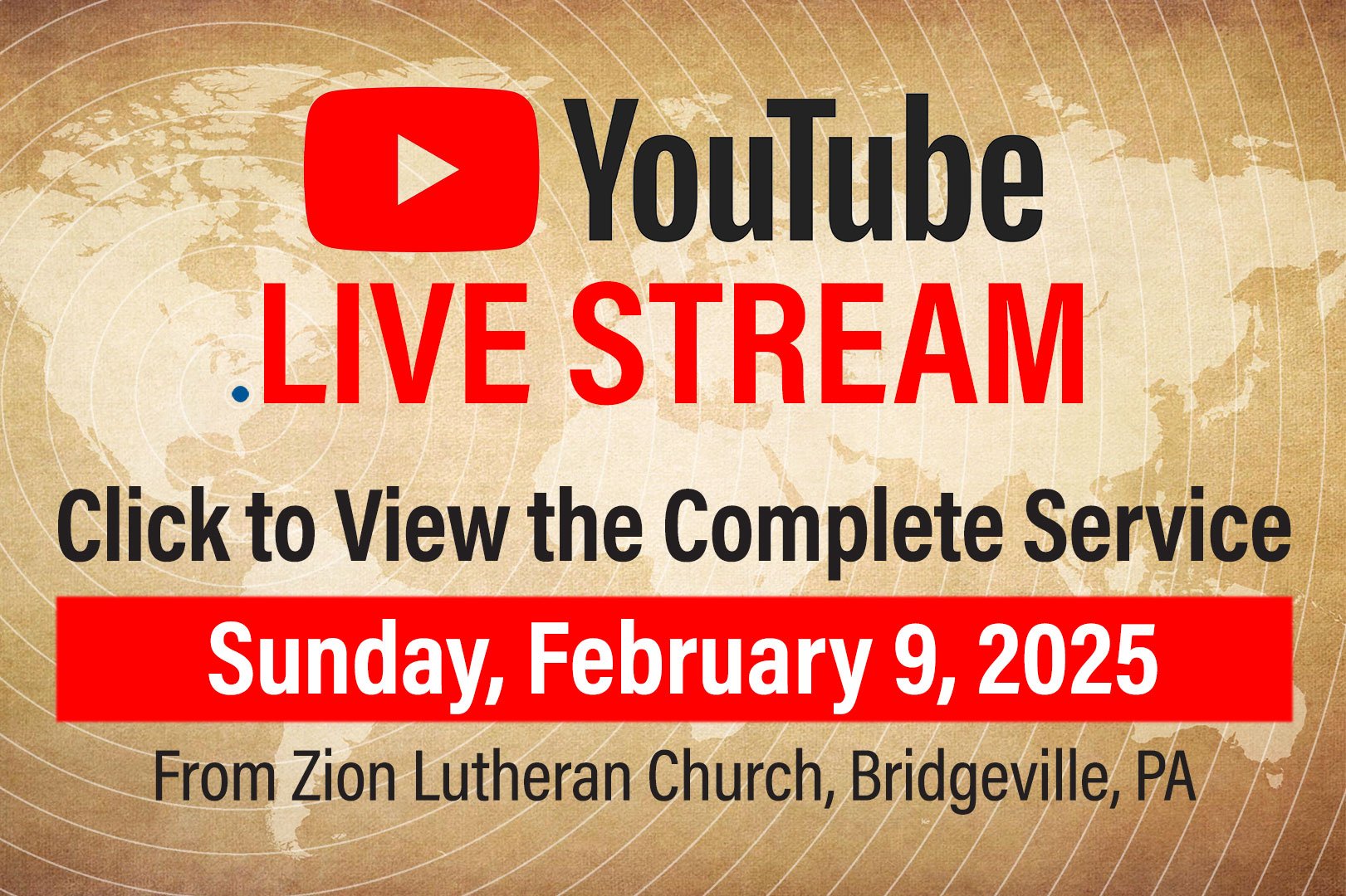 Video: Sunday February 9, 2025 - Complete Service