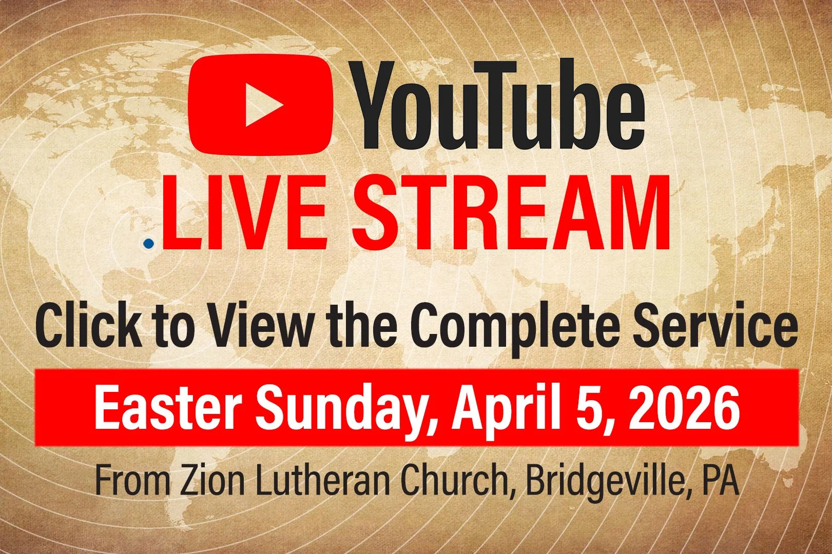 Video: Easter Sunday, April 5, 2026